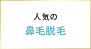 人気の鼻毛脱毛